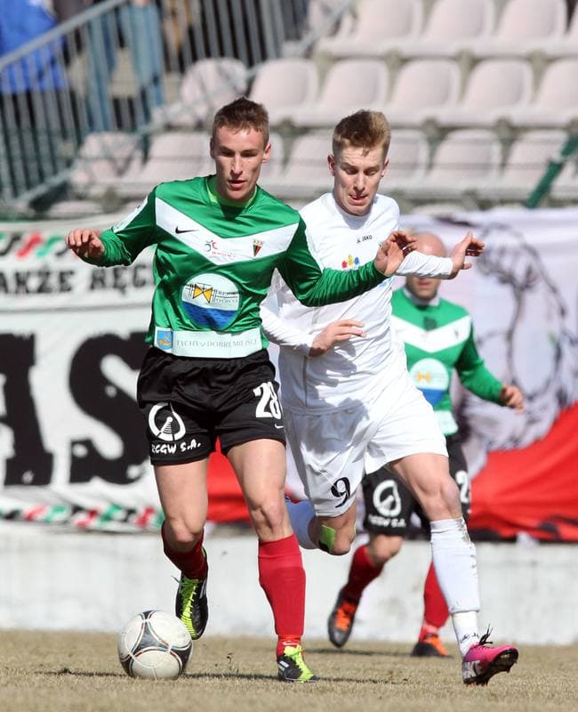 Football. I liga. GKS Tychy - Zawisza Bydgoszcz. 17.03.2013