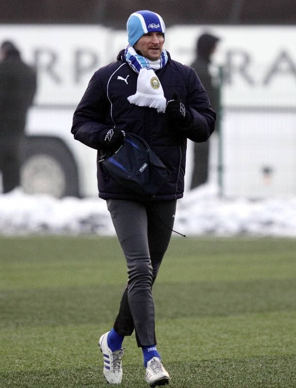 Football. Sparing. Gornik Zabrze - Hutnik Krakow. 28.01.2011