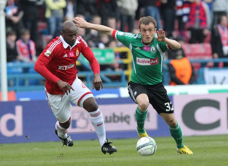 Football. T-mobile Ekstraklasa. Wisla Krakow - Legia Warsaw. 13.04.2013