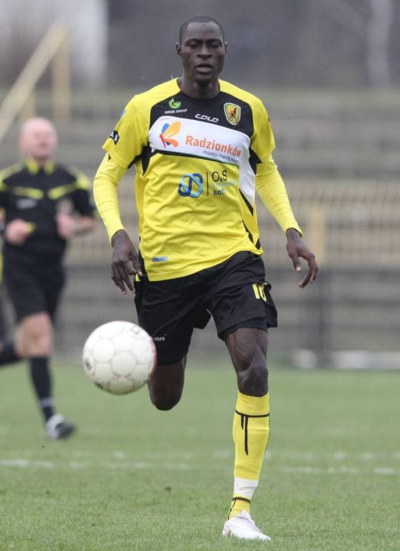 Football. Bytom I liga. Ruch Radzionkow - Arka Gdynia. 07.04.2012