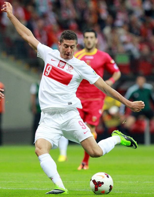 Football. 2014 FIFA World Cup Qualifiers. Poland - Montenegro. 06.09.2013