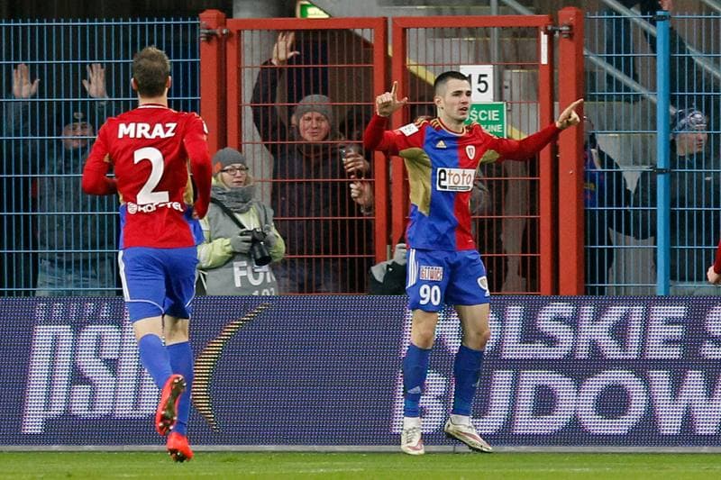 Football. PKO BP Ekstraklasa. Piast Gliwice - Lech Poznan. 20.12.2015