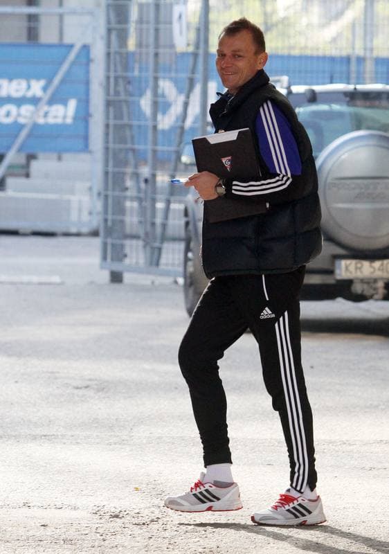 Football. Gornik Zabrze. Training. 01.11.2013