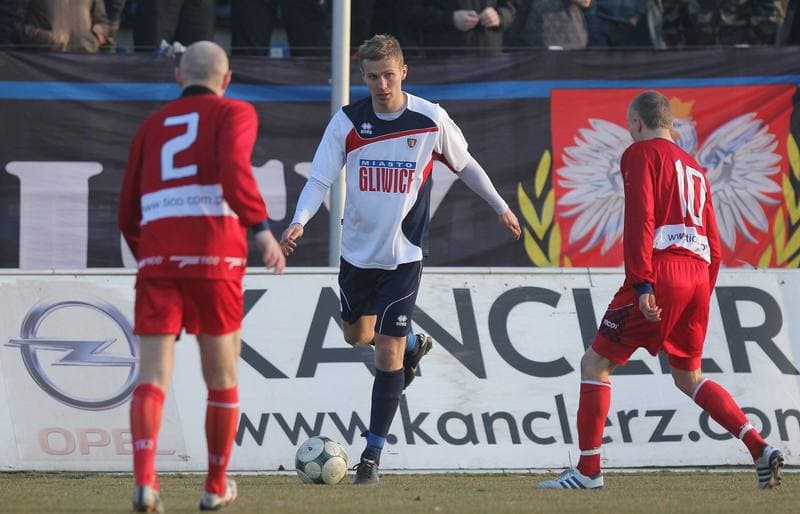Football. I liga. Piast Gliwice - Odra Wodzislaw Slaski. 05.03.2011