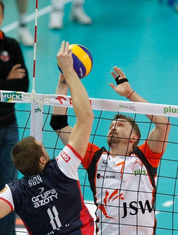 Volleyball. PlusLiga. Jastrzebski Wegiel - ZAKSA Kedzierzyn-Kozle. 11.01.2014