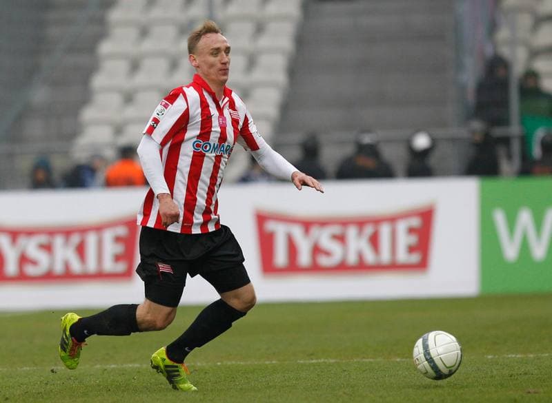 Football. T-Mobile Ekstraklasa. Cracovia Krakow - Slask Wroclaw. 02.03.2014