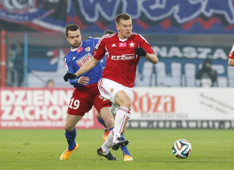 Football. PKO BP Ekstraklasa. Piast Gliwice - Wisla Krakow. 03.10.2015