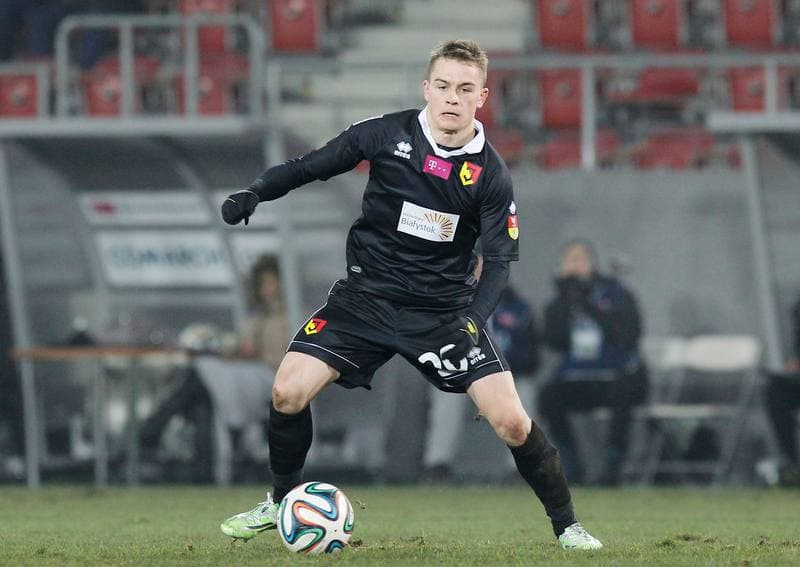 Football. T-Mobile Ekstraklasa. Cracovia Krakow - Jagiellonia Bialystok. 06.12.2014