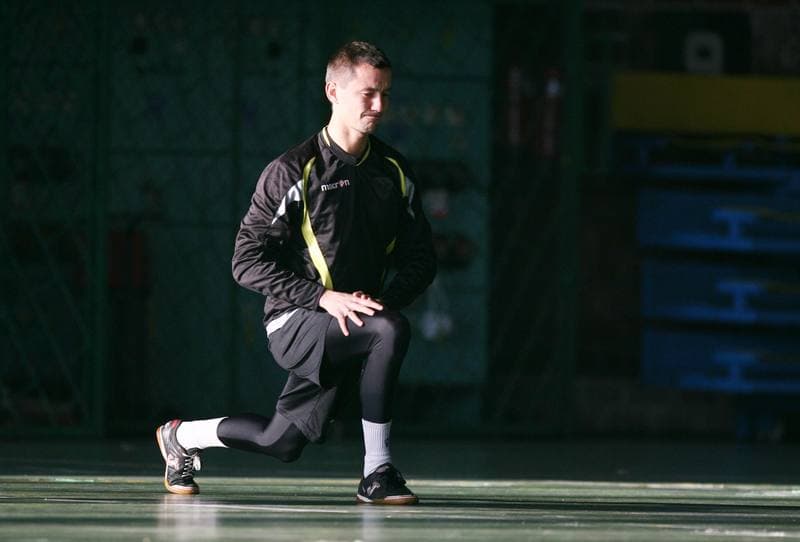 Football. GKS Katowice. Training. 19.01.2015