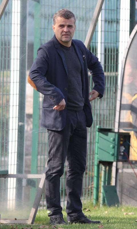 Football. III Liga Opolsko - Slaska. Grunwald Ruda Slaska - Rekord Bielsko Biala. 11.11.2014