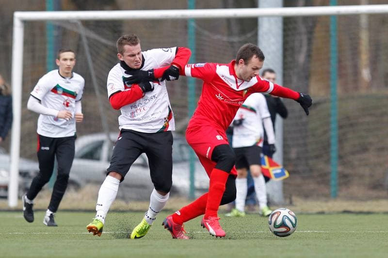 Football. Sparing. Zaglebie Sosnowiec - GKS Tychy. 27.01.2016