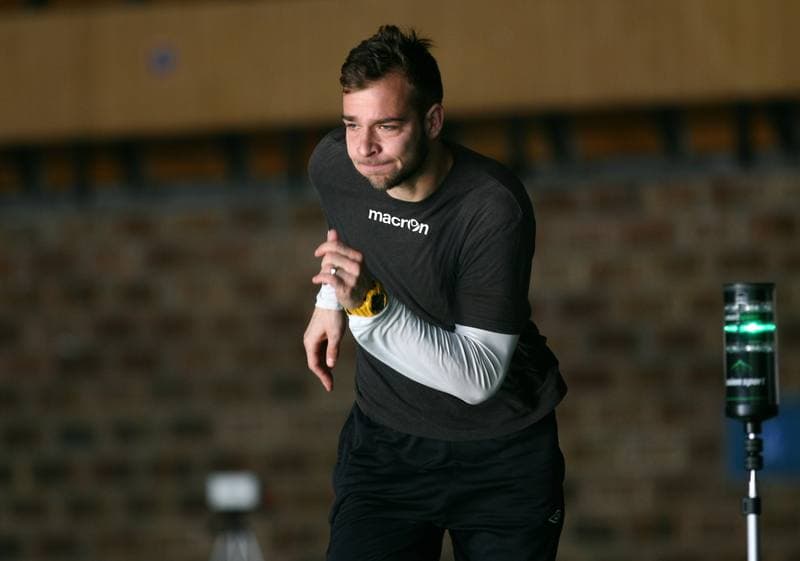 Football. GKS Katowice. Training. 19.01.2015