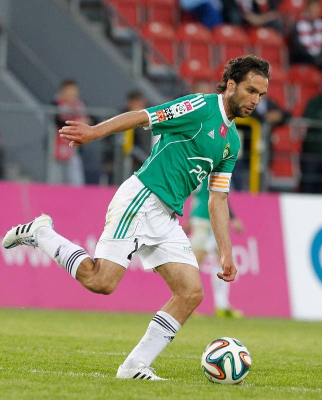 Football. T-Mobile Ekstraklasa. Cracovia Krakow - GKS Belchatow. 10.05.2015
