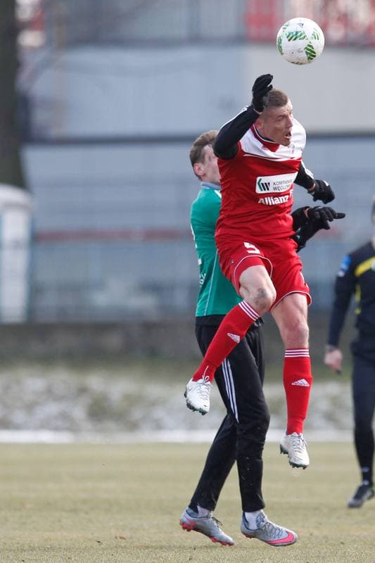 Football. Sparing. Gornik Zabrze - GKS Katowice. 05.02.2016