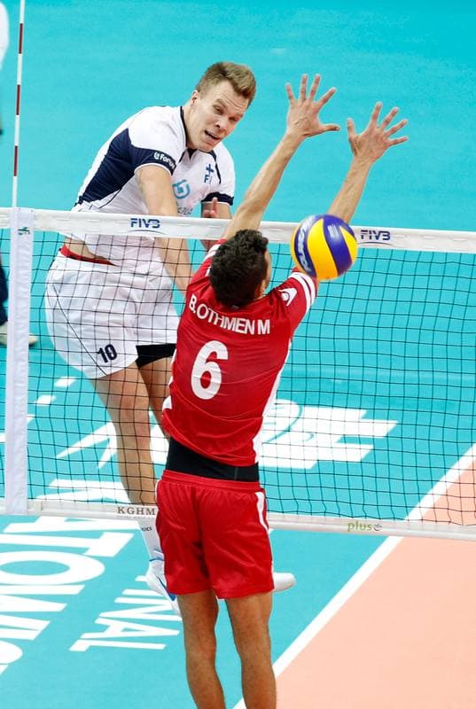 Volleyball. FIVB Men's World Championship. Tunisia - Finland. 07.09.2014