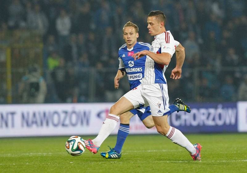 Football. T-Mobile Ekstraklasa. Ruch Chorzow - Gornik Zabrze. 04.10.2014