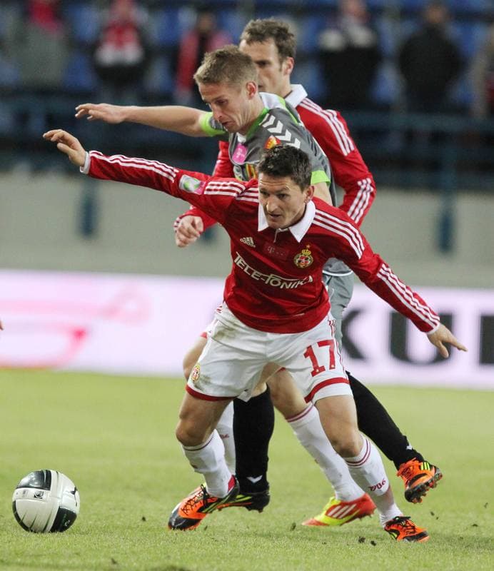 Football. T-Mobile Ekstraklasa. Wisla Krakow - Korona Kielce. 26.02.2012