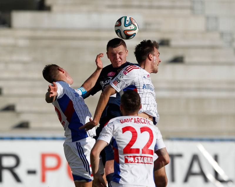 Football. T-Mobile Ekstraklasa. Gornik Zabrze - Pogon Szczecin. 02.11.2014