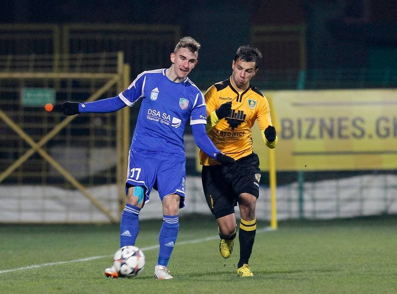 Football. I Liga. GKS Katowice - Miedz Legnica. 29.11.2014