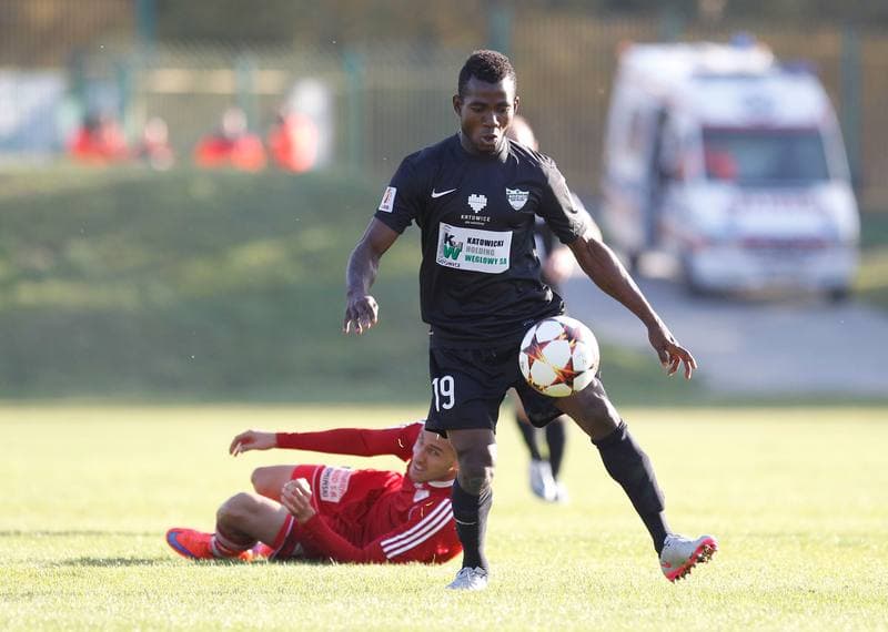 Football. I Liga. Rozwoj Katowice - Pogon Siedlce. 24.10.2015