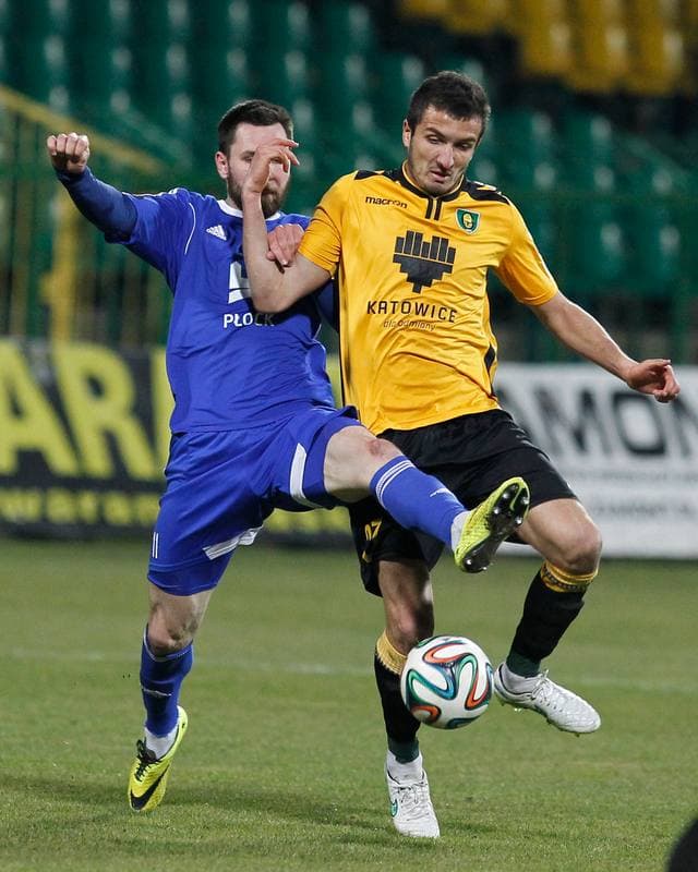 Football. I Liga. GKS Katowice - Wisla Plock. 28.03.2015
