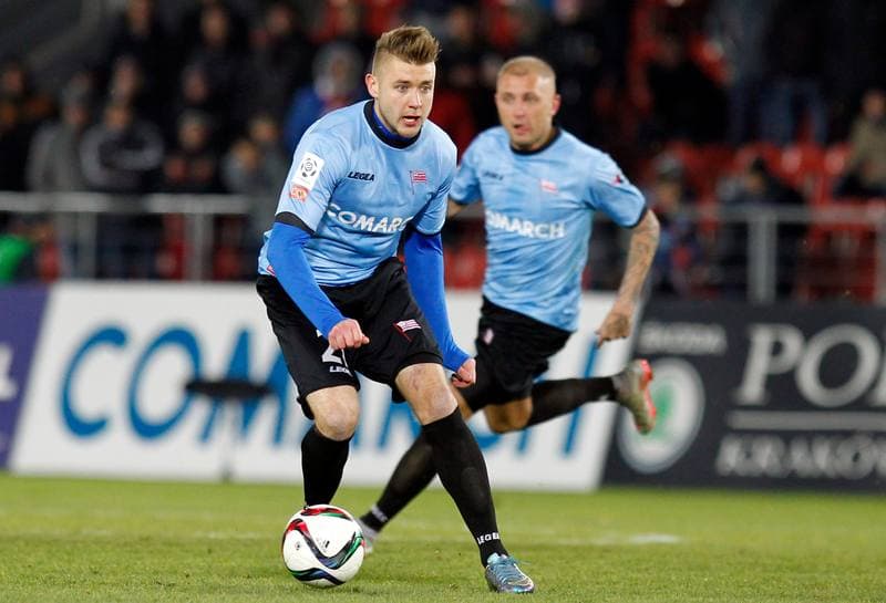 Football. T-Mobile Ekstraklasa. Cracovia Krakow - Lechia Gdansk. 04.12.2013