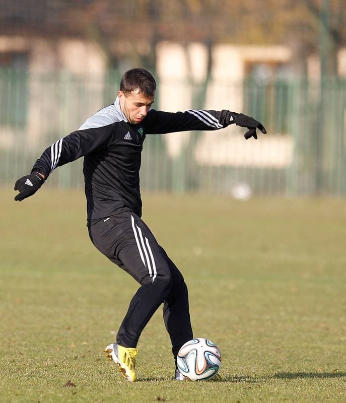 Football. GKS Katowice. Training. 19.01.2015