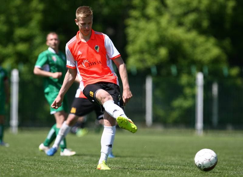 Football. III Liga Opolsko Slaska. Grunwald Ruda Slaska - Pniowek Pawlowice Slaskie. 16.05.2015