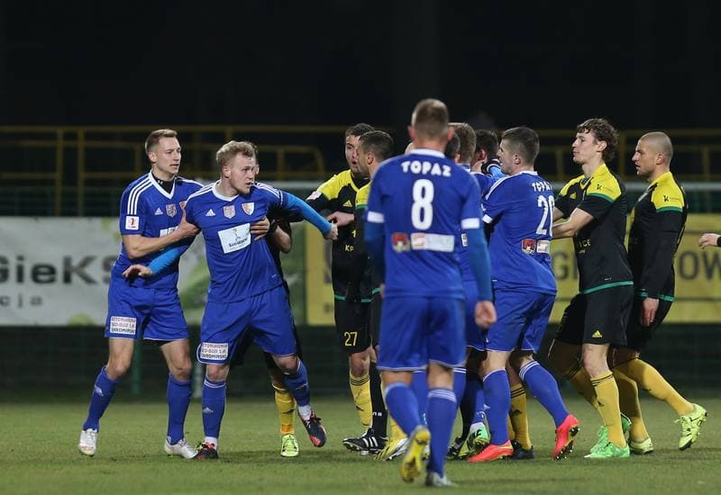 Football. I Liga. GKS Katowice - Pogon Siedlce. 19.03.2016