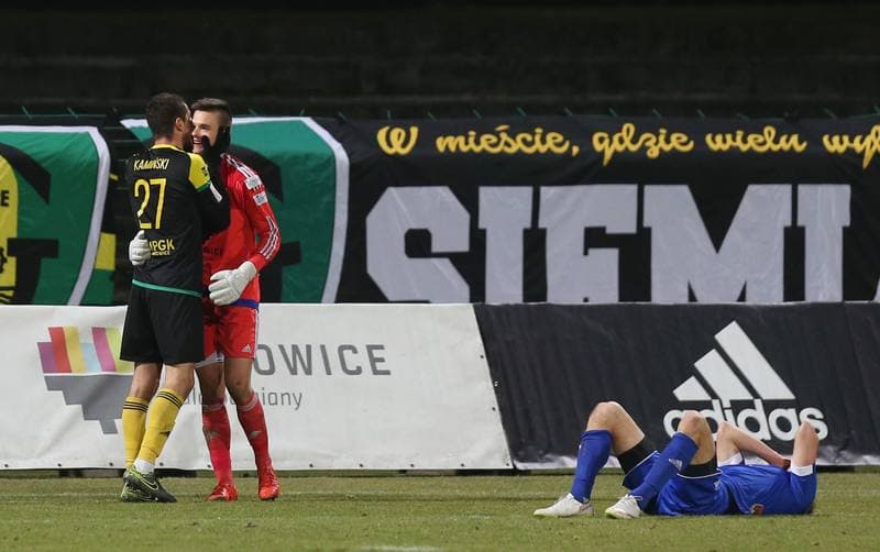 Football. I Liga. GKS Katowice - Pogon Siedlce. 19.03.2016