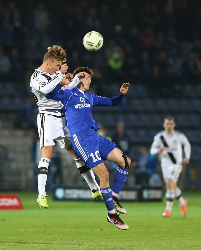 Football. Ekstraklasa. Ruch Chorzow - Legia Warsaw. 19.04.2016