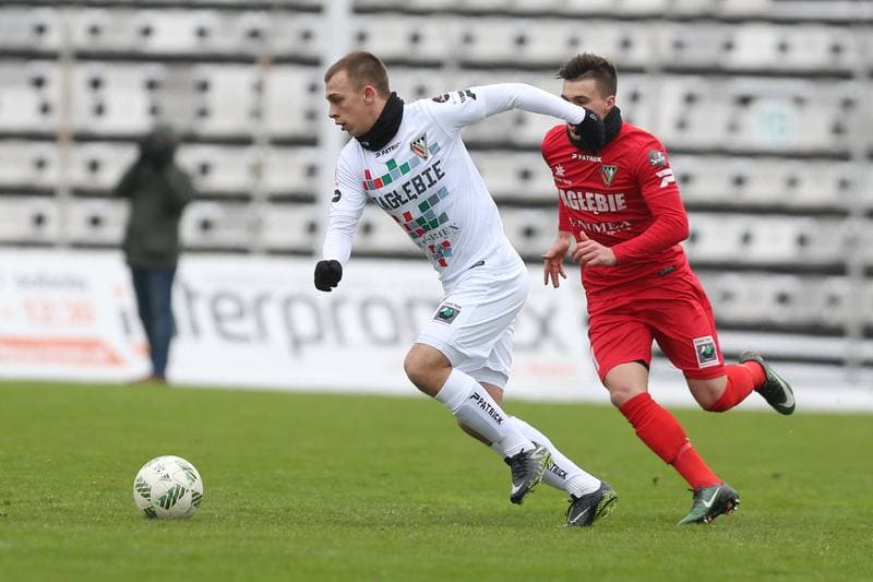 Football. Zaglebie Sosnowiec. Internal Game. 18.02.2017