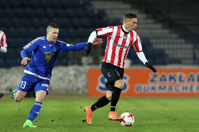 Football. Lotto Ekstraklasa. Ruch Chorzow - Cracovia Krakow. 10.02.2017