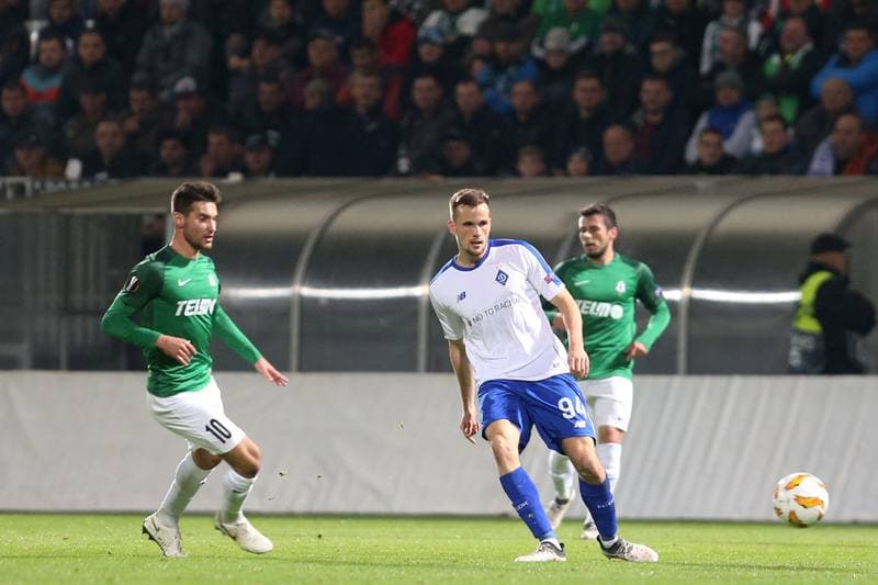 Football. UEFA Europa League. FK Jablonec - Dynamo Kyiv. 04.10.2018