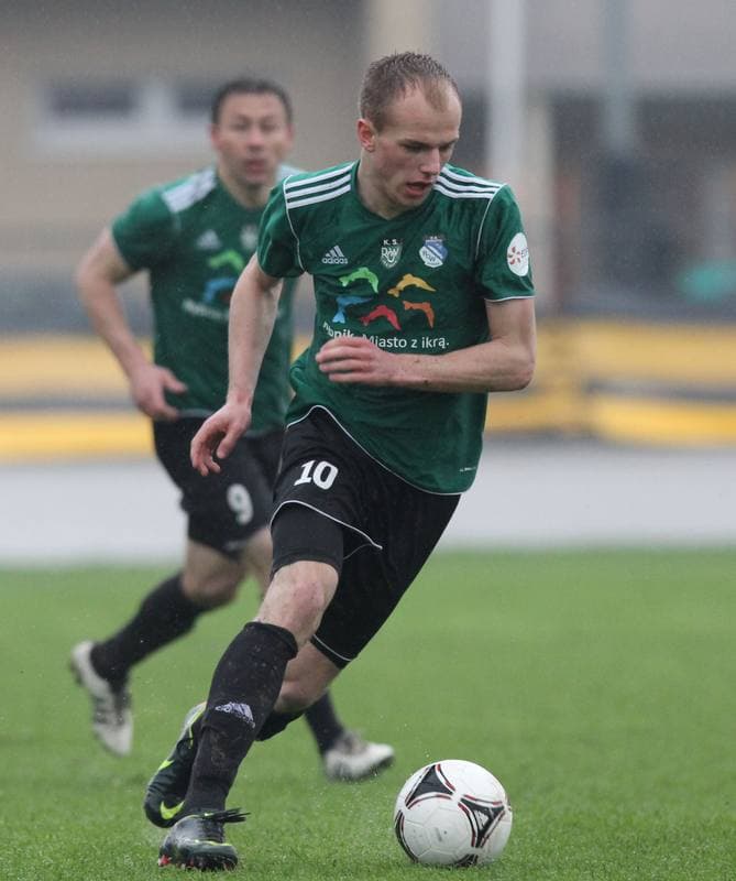 Football. II liga - grupa zachodnia. ROW Rybnik - Zaglebie Sosnowiec. 03.05.2013