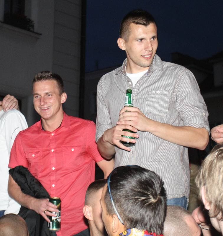 Football. Piast Gliwice. Celebration. 02.06.2013