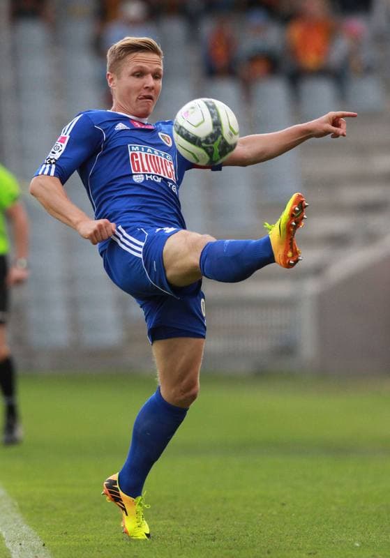 Football. T-Mobile Ekstraklasa. Korona Kielce - Piast Gliwice. 26.09.2014