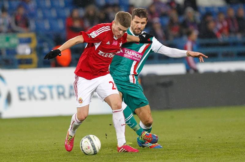 Football. T-Mobile Ekstraklasa. Wisla Krakow - Slask Wroclaw. 29.11.2013