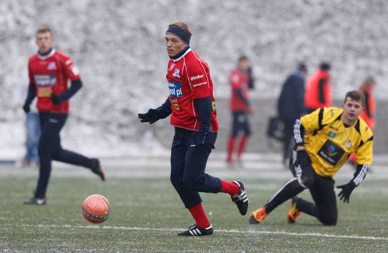 Football. Friendly Match. Podbeskidzie Bielsko Biala - Sandecja Nowy Sacz. 23.01.2014