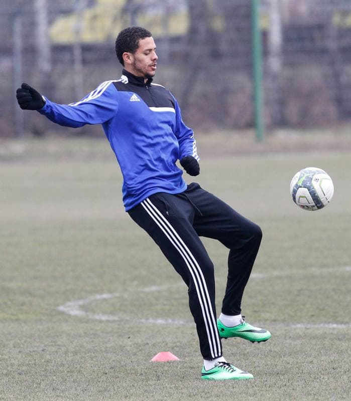 Football. Piast Gliwice. Training. 06.02.2014