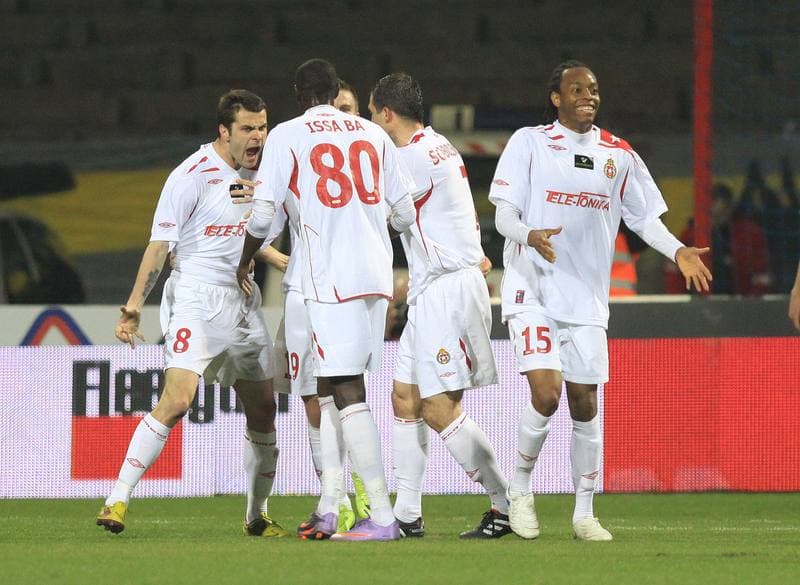 Football. Ekstraklasa. Polonia Bytom - Wisla Krakow. 20.03.2011