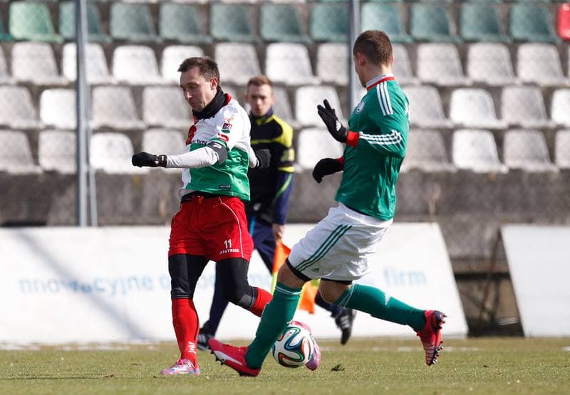 Football. Friendly Match. Zaglebie Sosnowiec - Legia II Warsaw. 21.02.2015