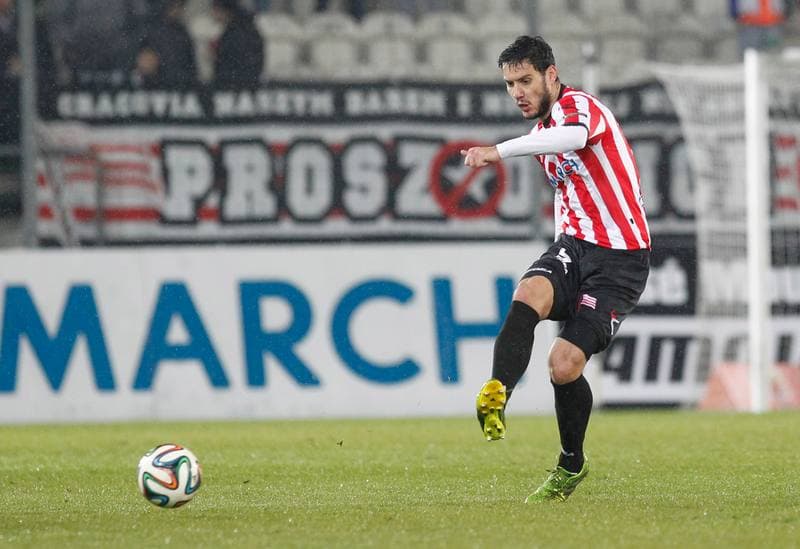 Football. T-Mobile Ekstraklasa. Cracovia Krakow - Piast Gliwice. 13.03.2015