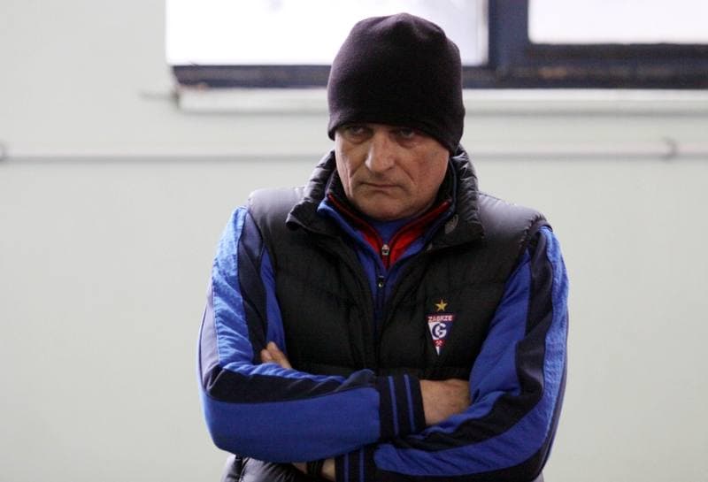 Football. Gornik Zabrze. Training. 11.01.2011