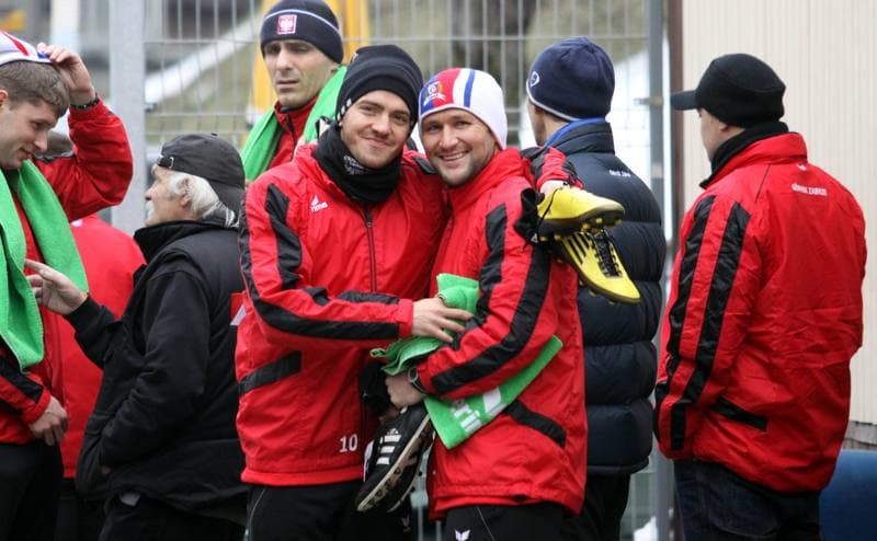 Football. Gornik Zabrze. Training. 11.01.2011