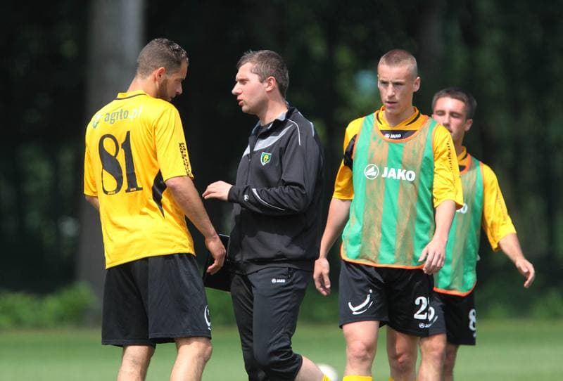 Football. GKS Katowice. Training. 16.06.2011