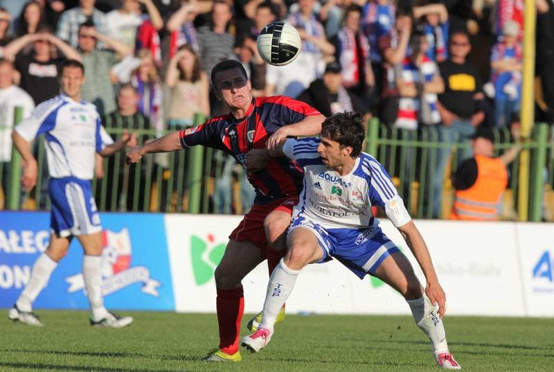 Football. I liga. Podbeskidzie Bielsko-Biala - Piast Gliwice. 11.05.2011