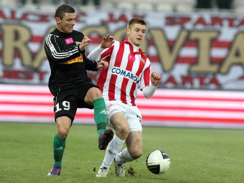Football. T-Mobile Ekstraklasa. Cracovia Krakow - Lechia Gdansk. 18.02.2012