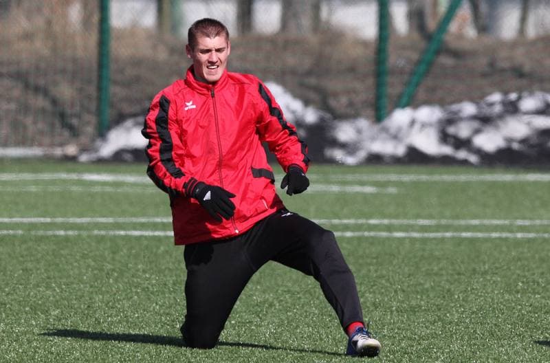 Football. Gornik Zabrze. Training. 05.03.2012