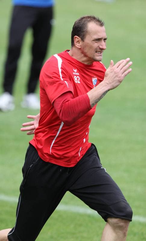 Football. Gornik Zabrze. Training. 11.01.2011